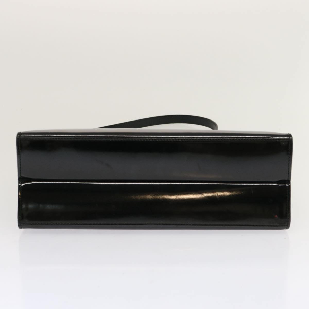 GUCCI Shoulder Bag Patent leather Black 001 1013 3037 Auth yk11369