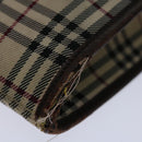 BURBERRY Nova Check Shoulder Bag Canvas Beige Brown Auth yk11382-9
