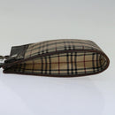 BURBERRY Nova Check Shoulder Bag Canvas Beige Brown Auth yk11382-4