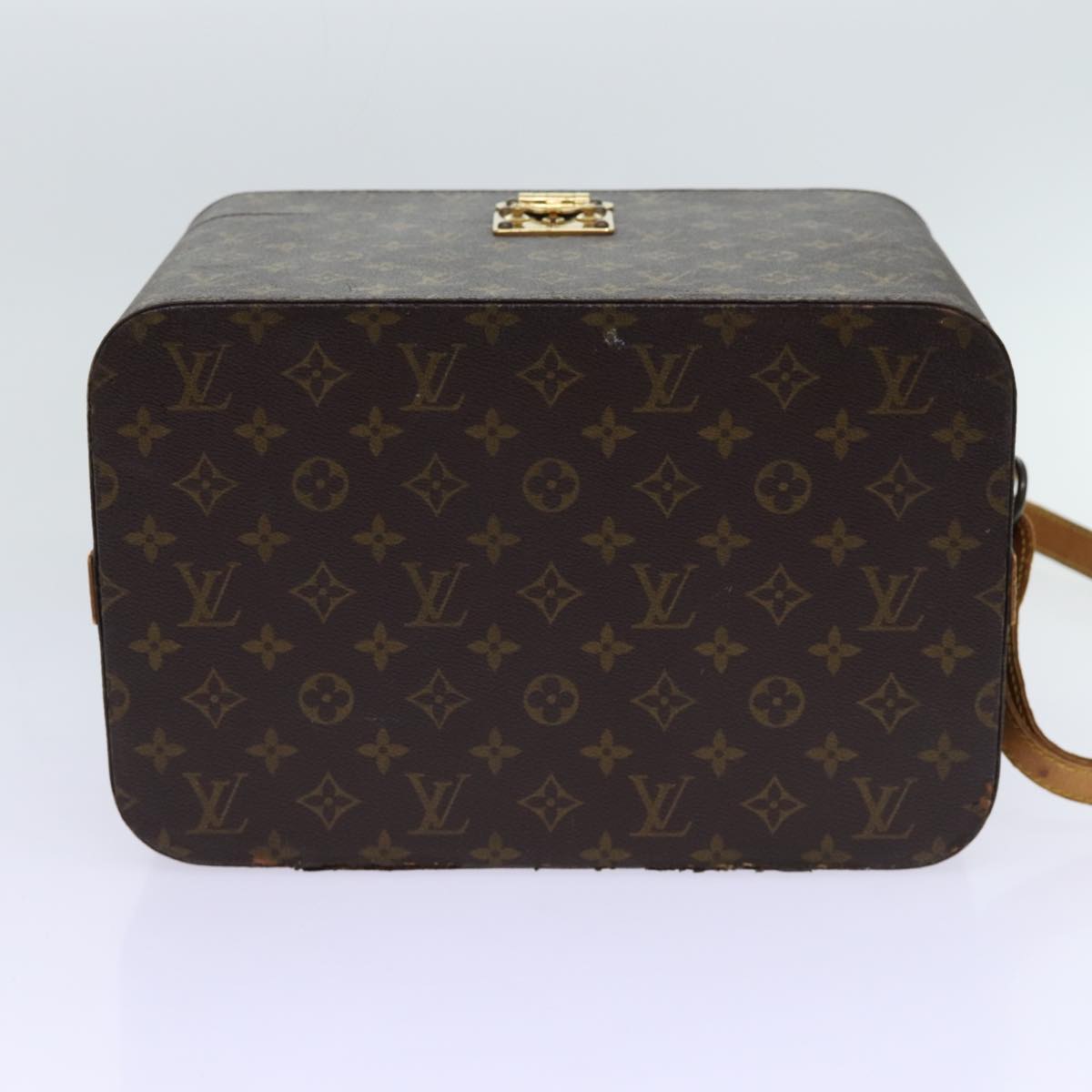 LOUIS VUITTON Monogram Train Case Jewelry Box M23820 LV Auth yk11385