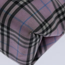 BURBERRY Nova Check Hand Bag Nylon Pink Auth yk11387-9