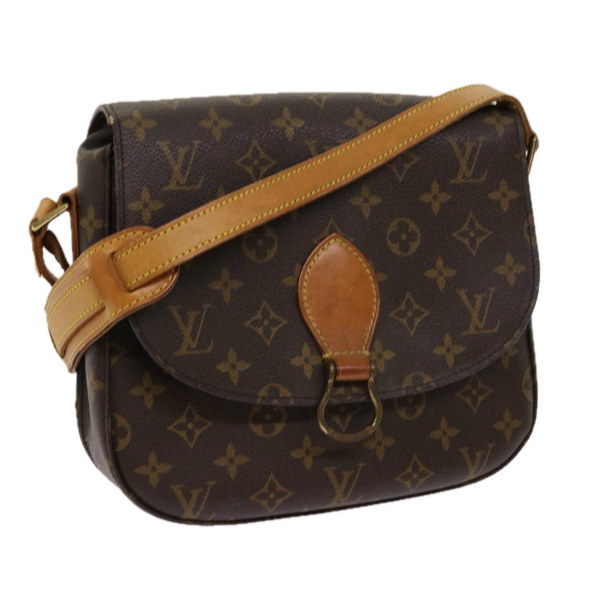 LOUIS VUITTON Monogram Saint Cloud GM Shoulder Bag M51242 LV Auth yk11399