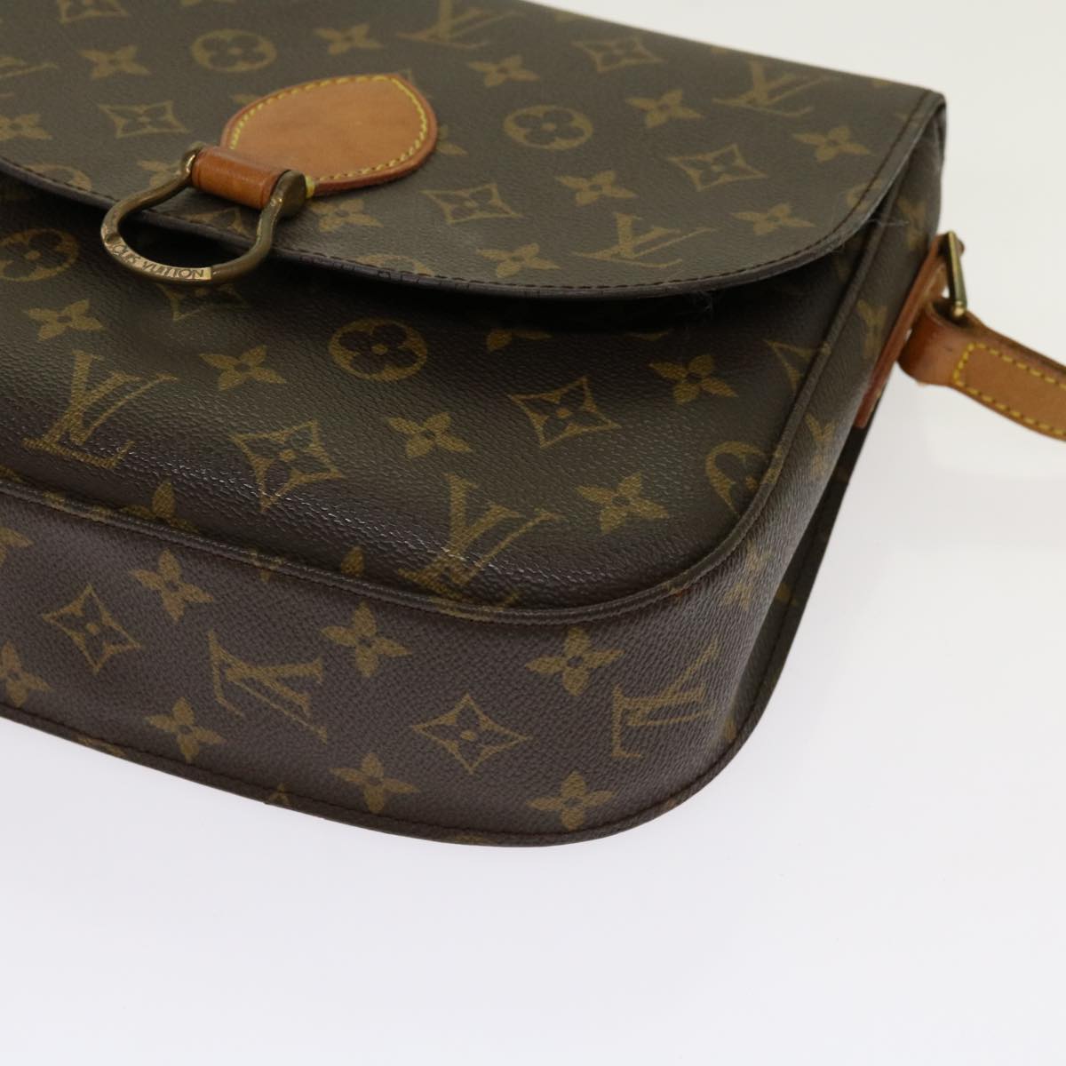 LOUIS VUITTON Monogram Saint Cloud GM Shoulder Bag M51242 LV Auth yk11399