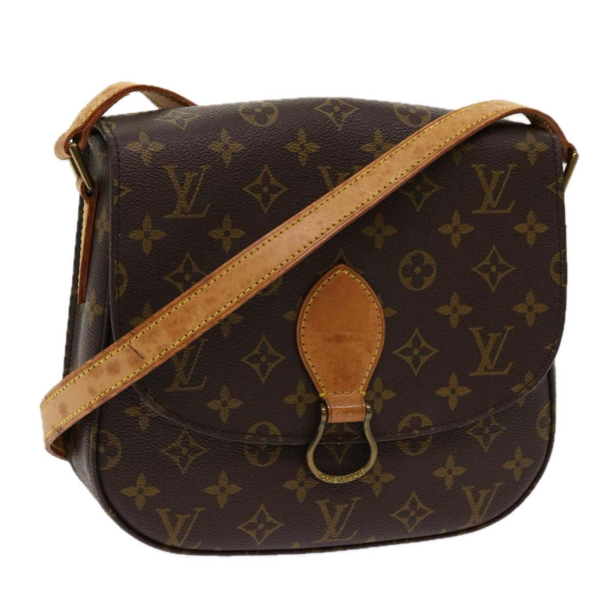 LOUIS VUITTON Monogram Saint Cloud GM Shoulder Bag M51242 LV Auth yk11400