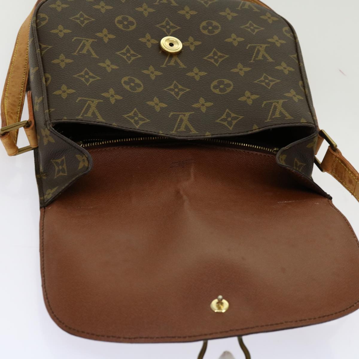 LOUIS VUITTON Monogram Saint Cloud GM Shoulder Bag M51242 LV Auth yk11400