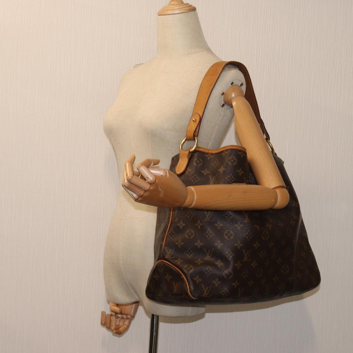 LOUIS VUITTON Monogram Delightful MM Shoulder Bag M50156 LV Auth yk11401