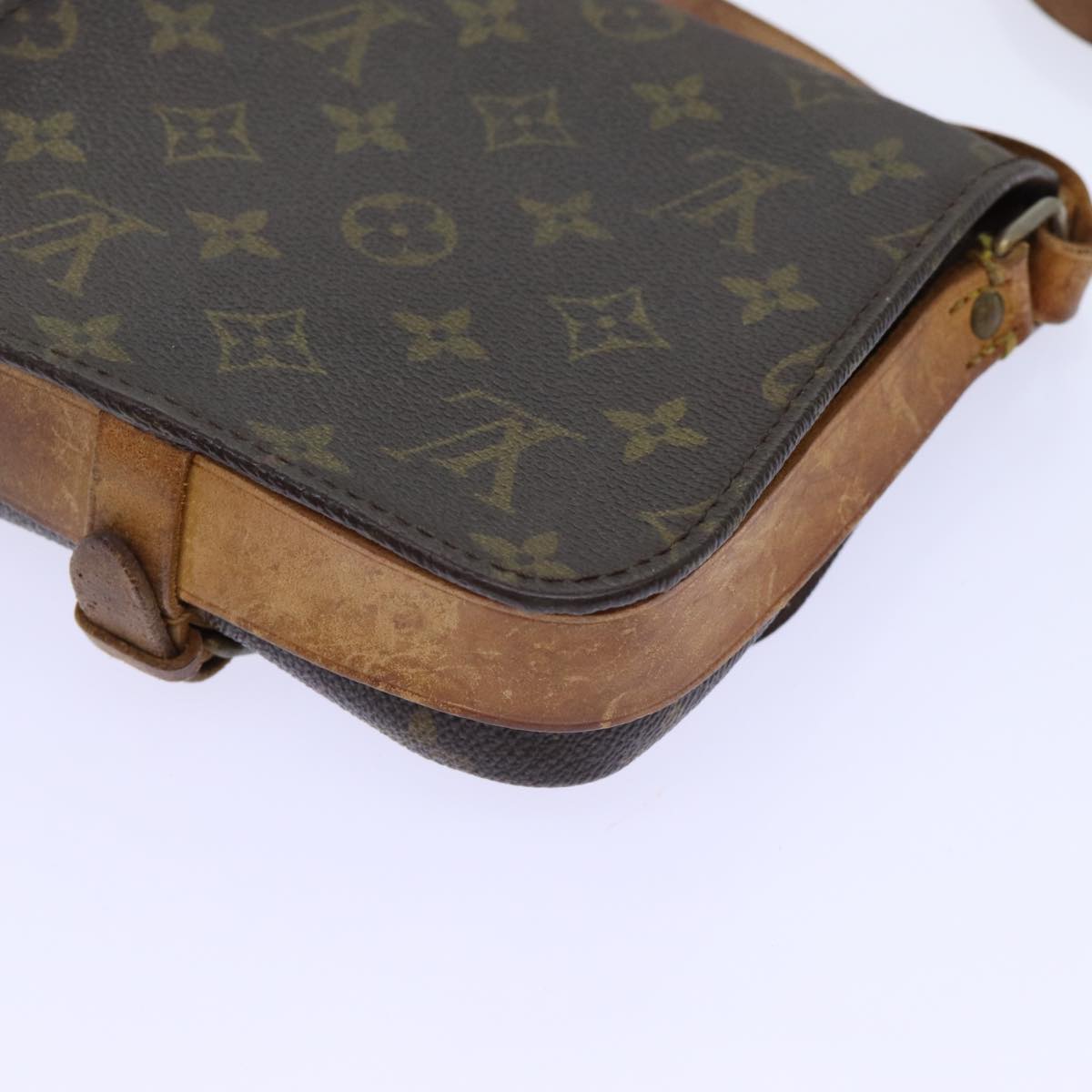 LOUIS VUITTON Monogram Cartouchiere PM Shoulder Bag Vintage M51254 Auth yk11403