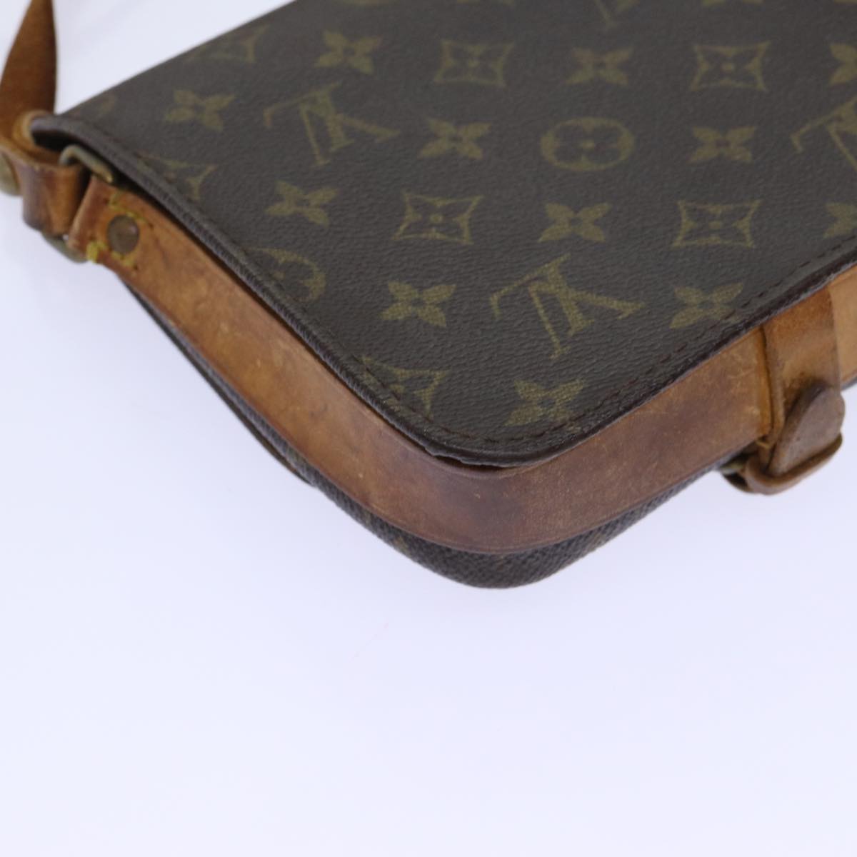 LOUIS VUITTON Monogram Cartouchiere PM Shoulder Bag Vintage M51254 Auth yk11403