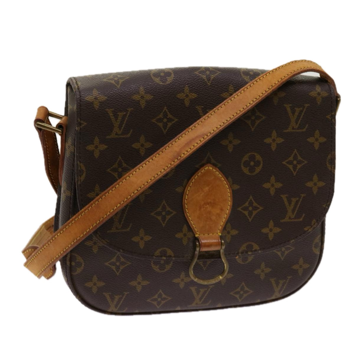 LOUIS VUITTON Monogram Saint Cloud GM Shoulder Bag M51242 LV Auth yk11405