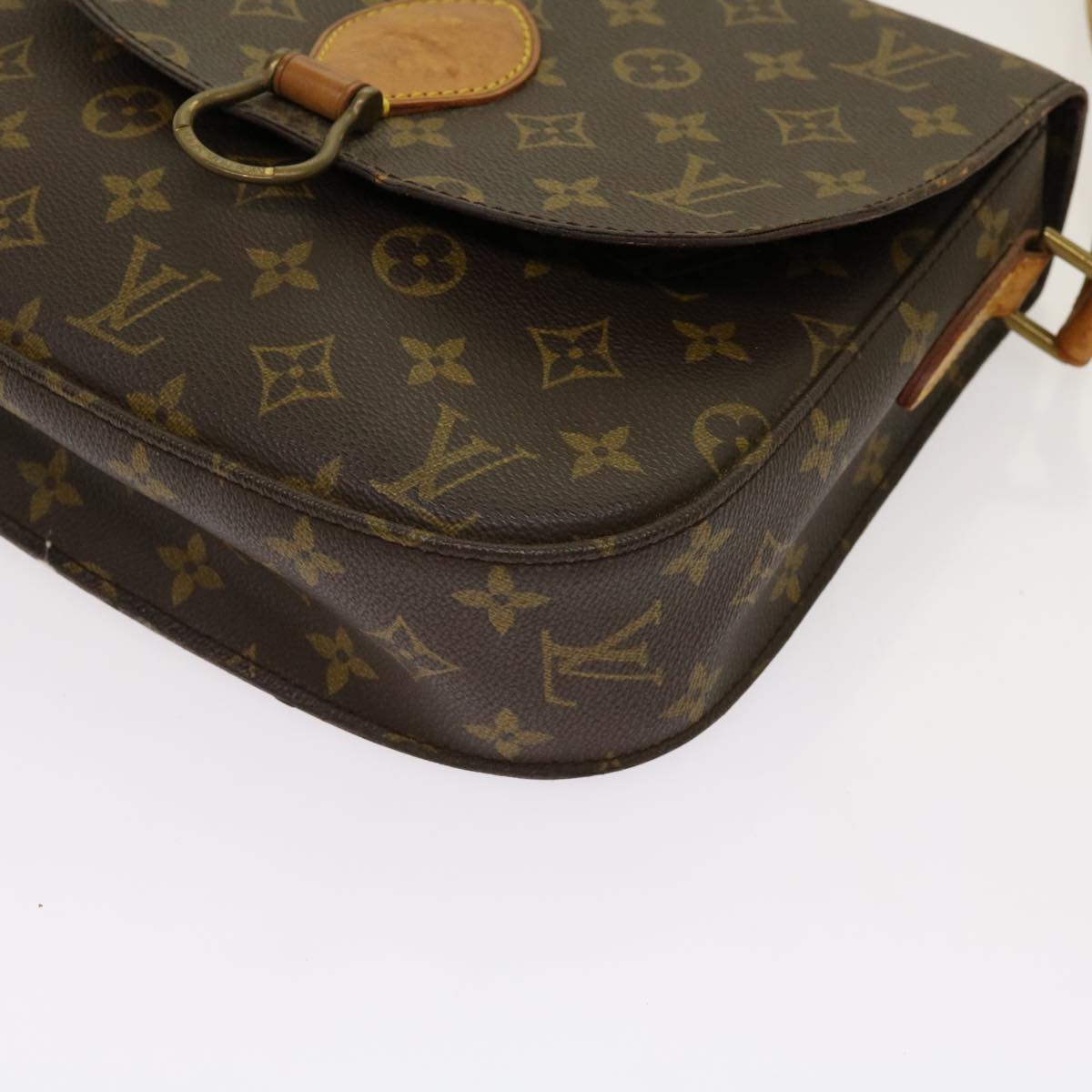 LOUIS VUITTON Monogram Saint Cloud GM Shoulder Bag M51242 LV Auth yk11405