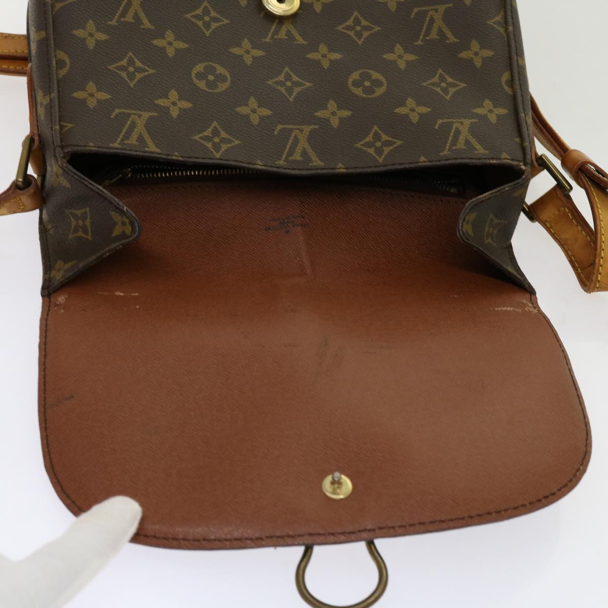 LOUIS VUITTON Monogram Saint Cloud GM Shoulder Bag M51242 LV Auth yk11405