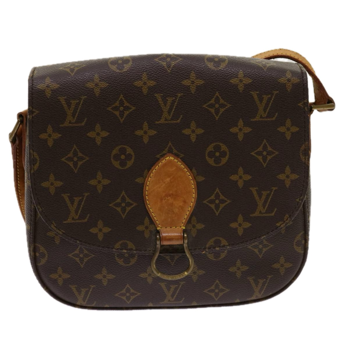 LOUIS VUITTON Monogram Saint Cloud GM Shoulder Bag M51242 LV Auth yk11405