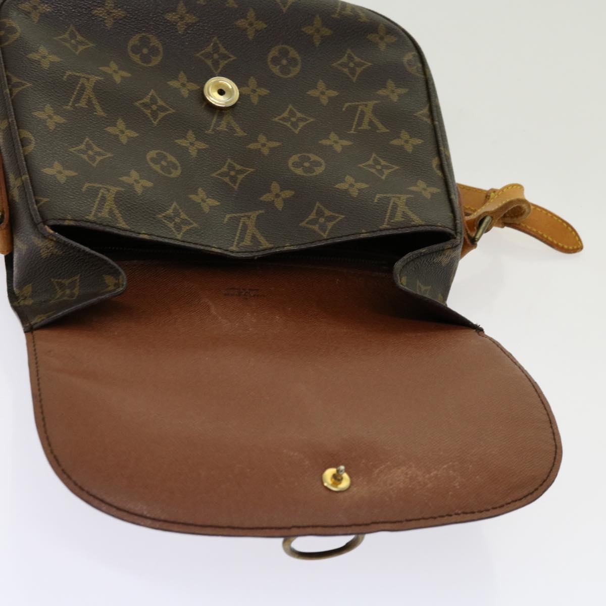 LOUIS VUITTON Monogram Saint Cloud GM Shoulder Bag M51242 LV Auth yk11407