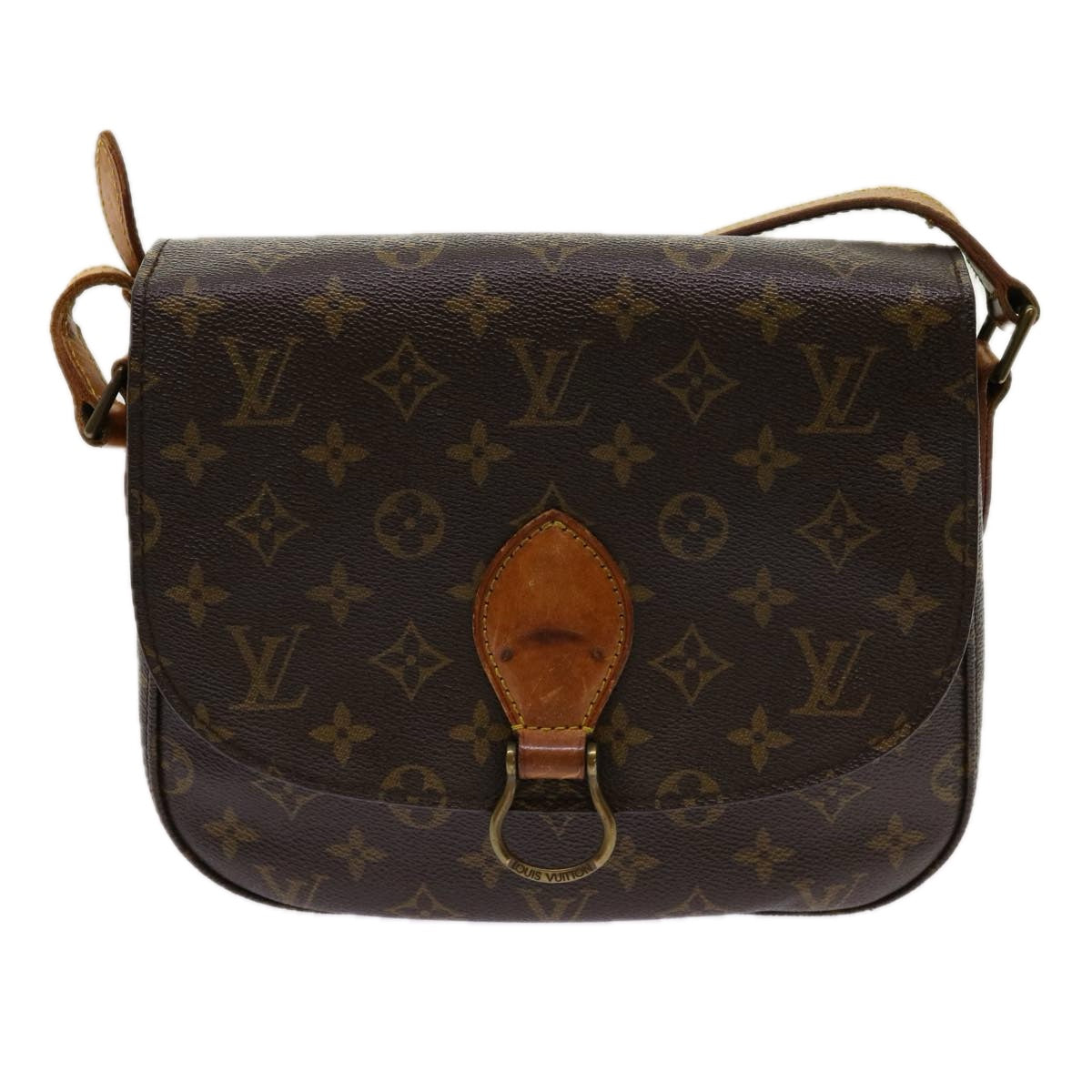 LOUIS VUITTON Monogram Saint Cloud GM Shoulder Bag M51242 LV Auth yk11407