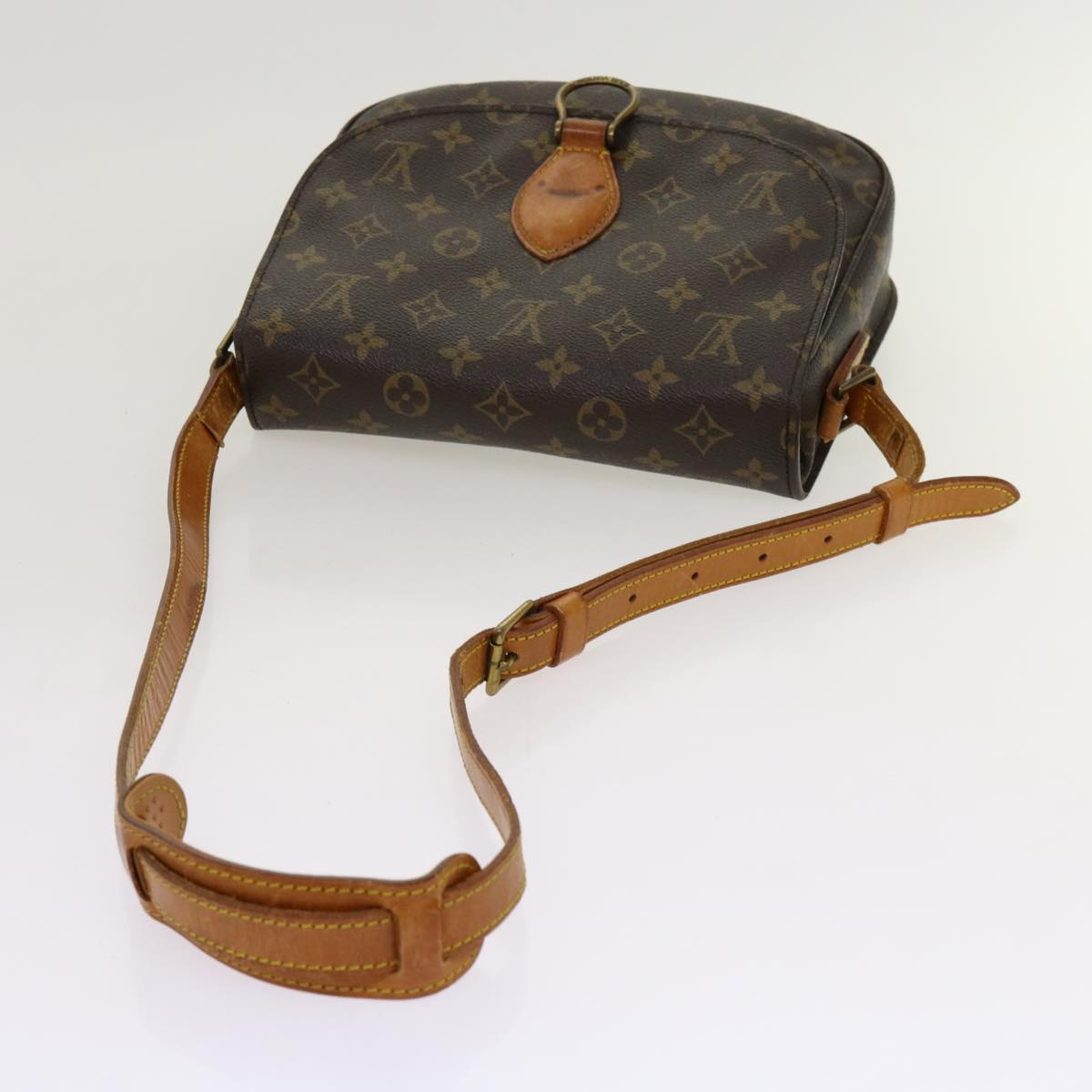 LOUIS VUITTON Monogram Saint Cloud GM Shoulder Bag M51242 LV Auth yk11407