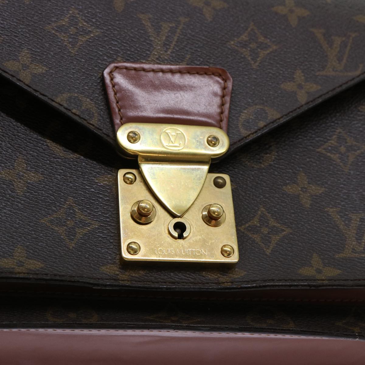 LOUIS VUITTON Monogram Monceau 26 Shoulder Bag 2way M51187 LV Auth yk11408