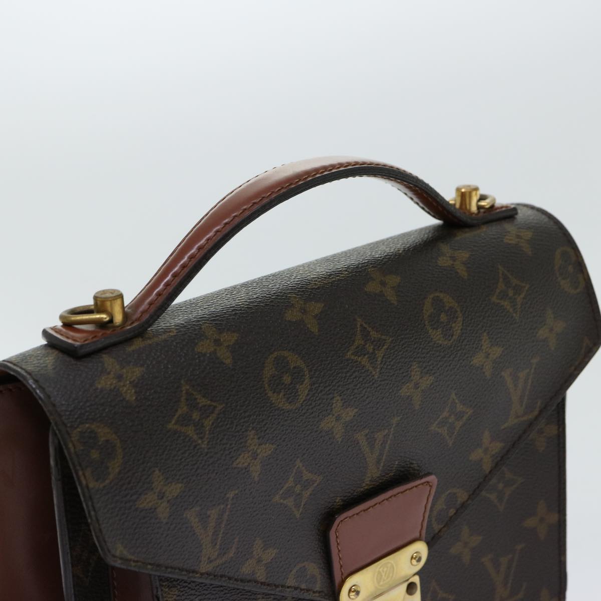 LOUIS VUITTON Monogram Monceau 26 Shoulder Bag 2way M51187 LV Auth yk11408