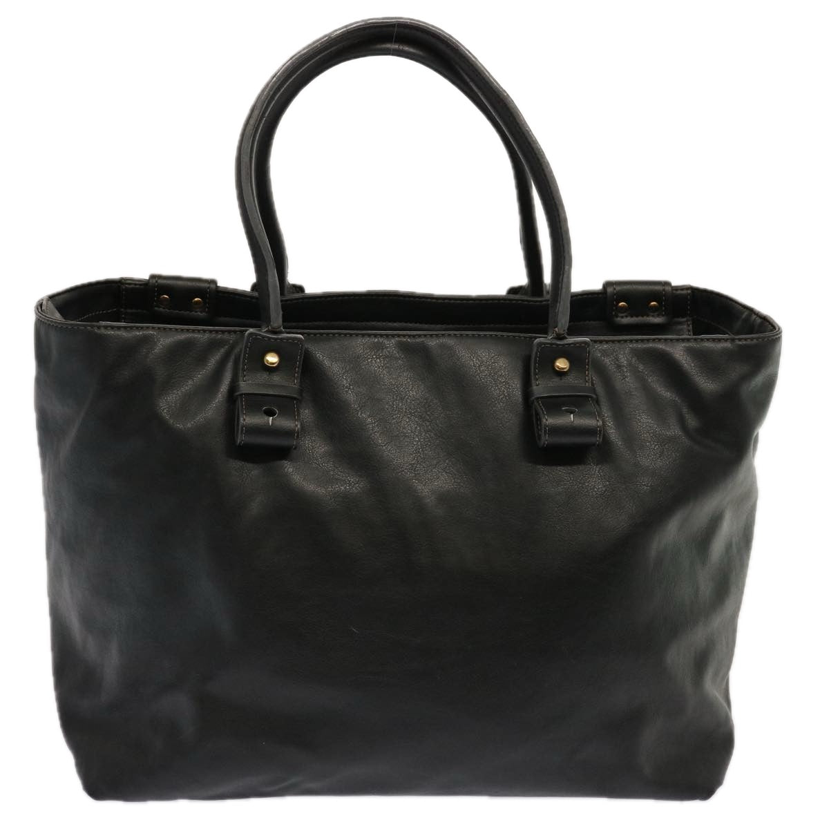 Chloe Hand Bag Leather Black Auth yk11424 - 0