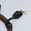 GUCCI Ready Lock Hand Bag Leather Navy 000 406 0190 Auth yk11435-7