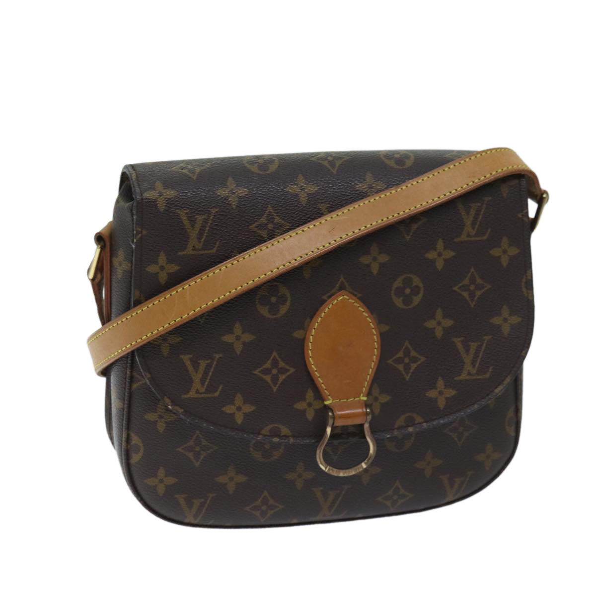 LOUIS VUITTON Monogram Saint Cloud GM Shoulder Bag M51242 LV Auth yk11455