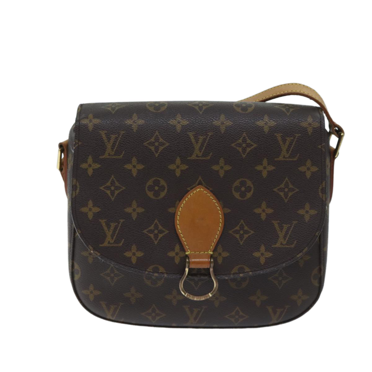 LOUIS VUITTON Monogram Saint Cloud GM Shoulder Bag M51242 LV Auth yk11455