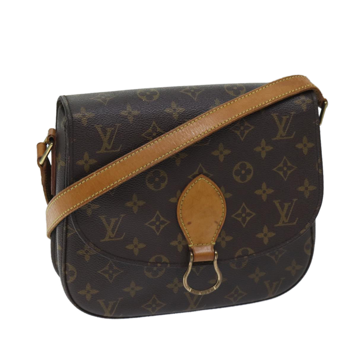 LOUIS VUITTON Monogram Saint Cloud GM Shoulder Bag M51242 LV Auth yk11458