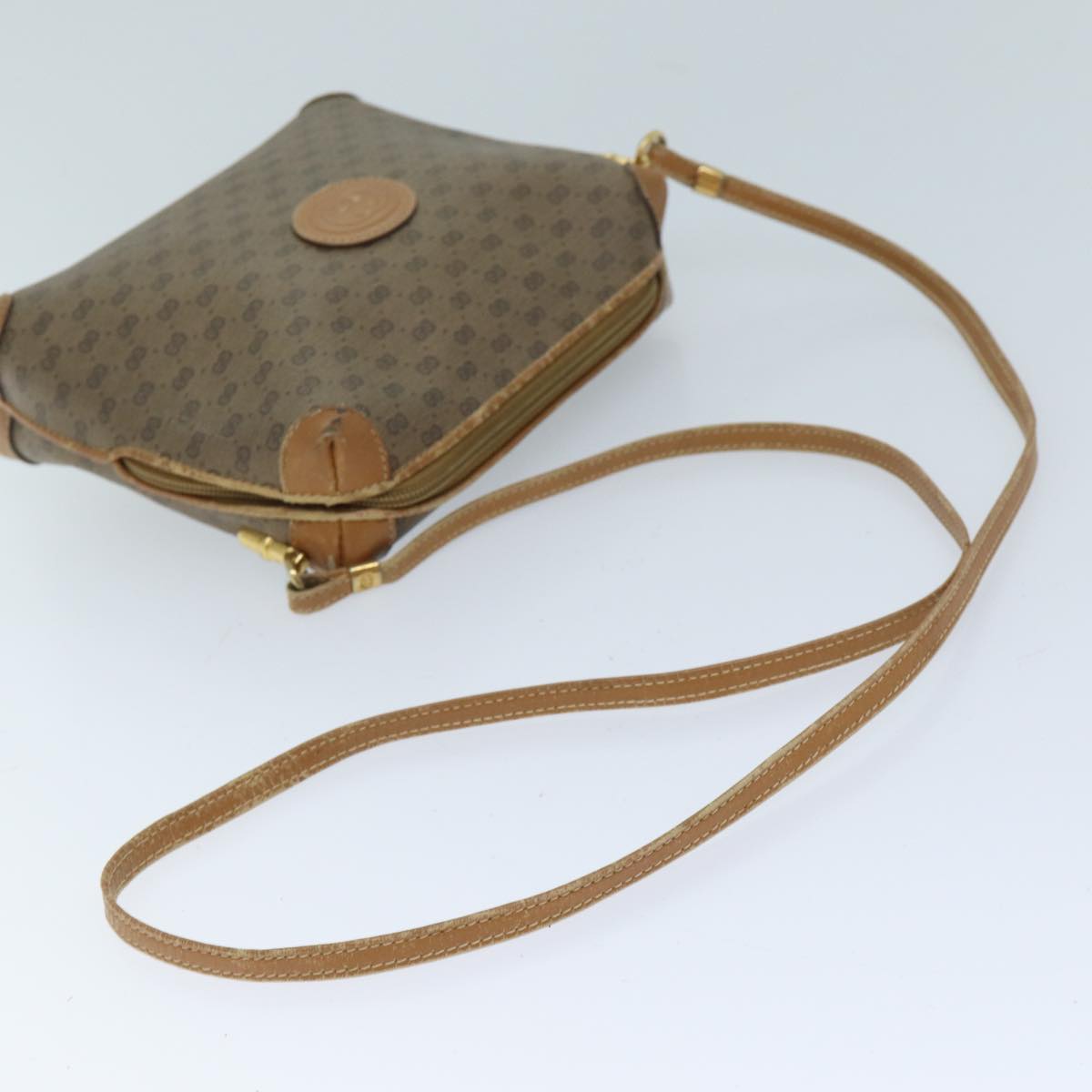 GUCCI Micro GG Supreme Shoulder Bag PVC Beige 007 115 4916 Auth yk11485