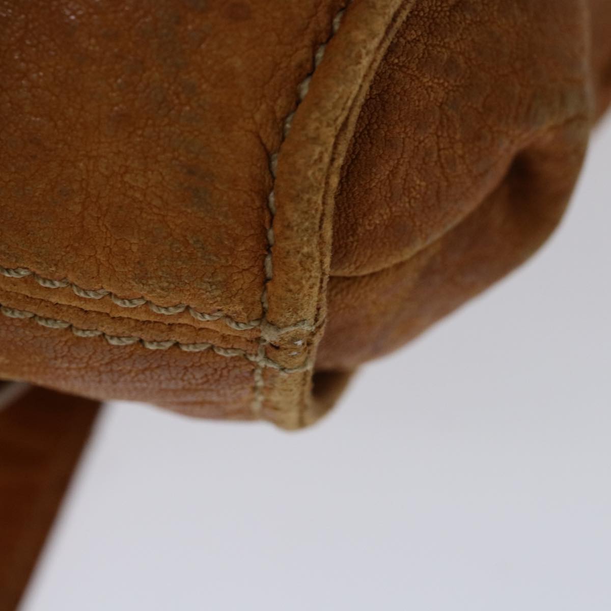Miu Miu Shoulder Bag Leather Brown Auth yk11502