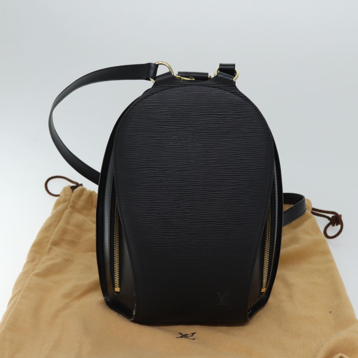 LOUIS VUITTON Epi Mabillon Backpack Black M52232 LV Auth yk11505