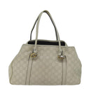 GUCCI GG Canvas Guccissima GG Twins Tote Bag White 232957 Auth yk11512-2