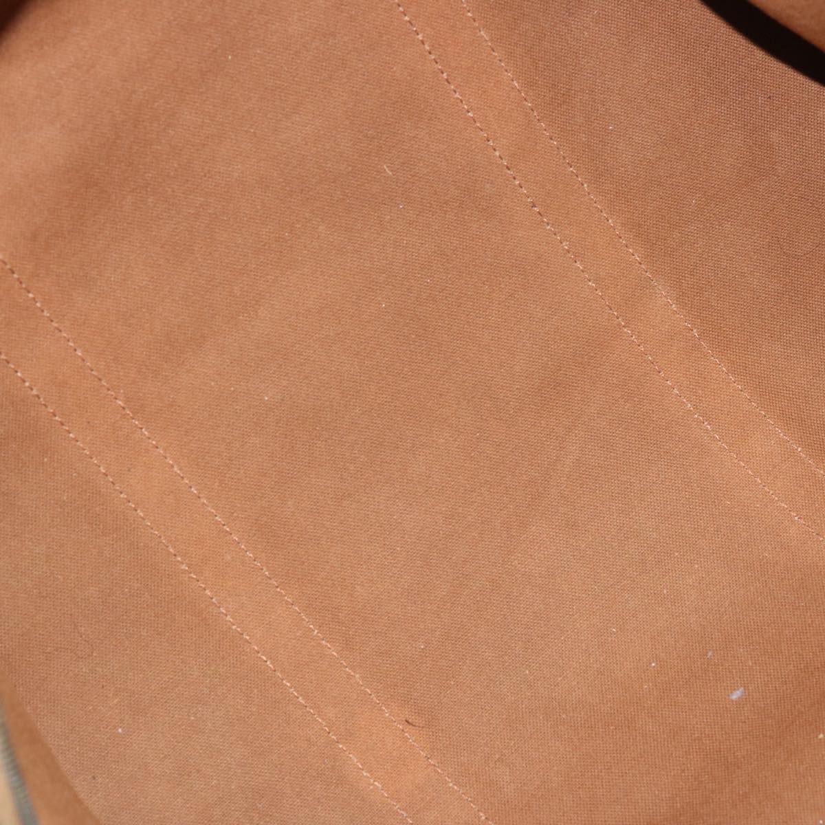 CELINE Macadam Canvas Boston Bag PVC Brown Auth yk11520