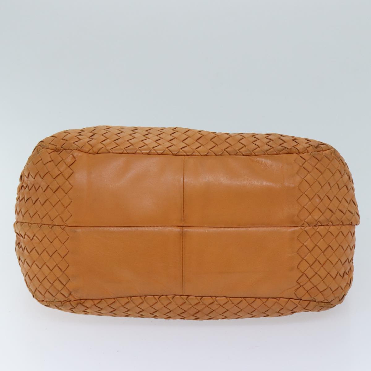 BOTTEGA VENETA INTRECCIATO Shoulder Bag Leather Brown 125787 Auth yk11533