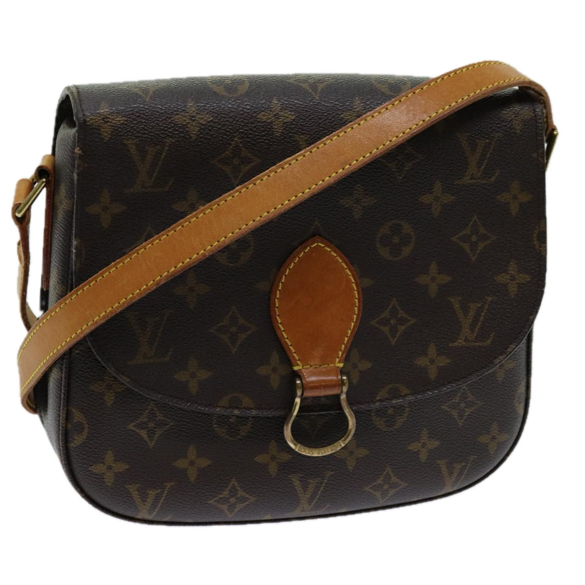 LOUIS VUITTON Monogram Saint Cloud GM Shoulder Bag M51242 LV Auth yk11538