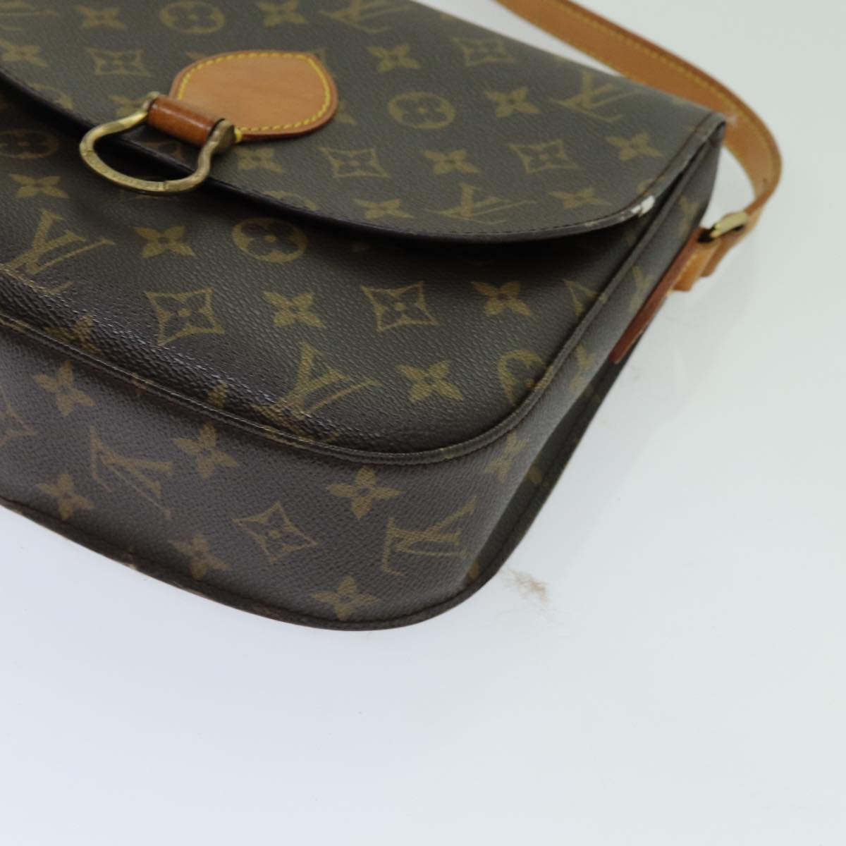 LOUIS VUITTON Monogram Saint Cloud GM Shoulder Bag M51242 LV Auth yk11538