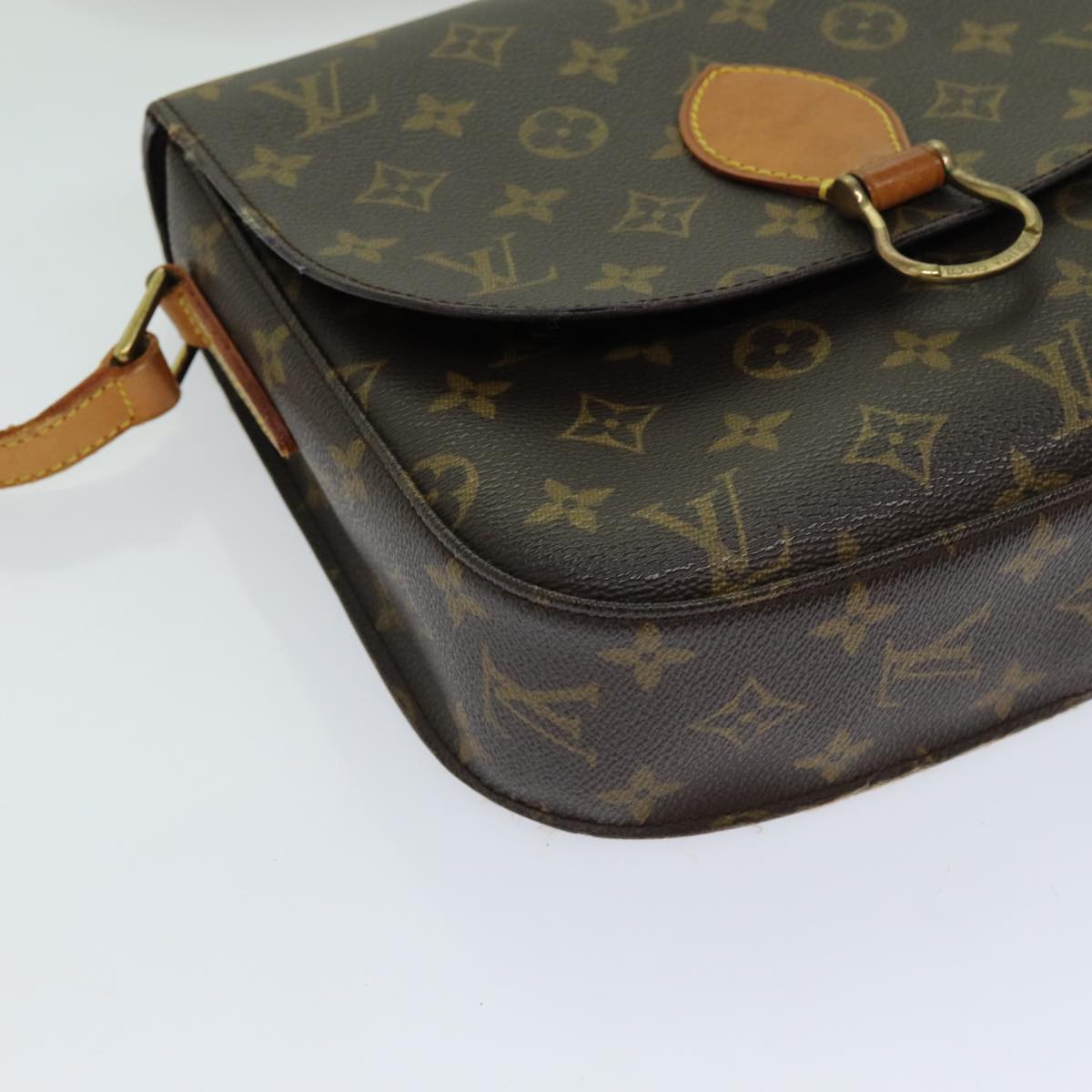 LOUIS VUITTON Monogram Saint Cloud GM Shoulder Bag M51242 LV Auth yk11538