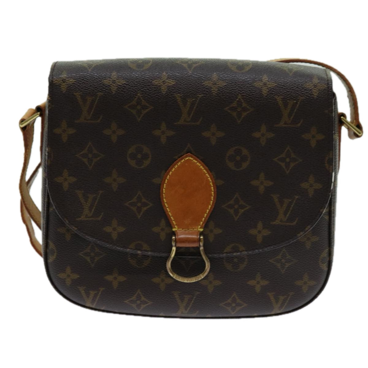 LOUIS VUITTON Monogram Saint Cloud GM Shoulder Bag M51242 LV Auth yk11538