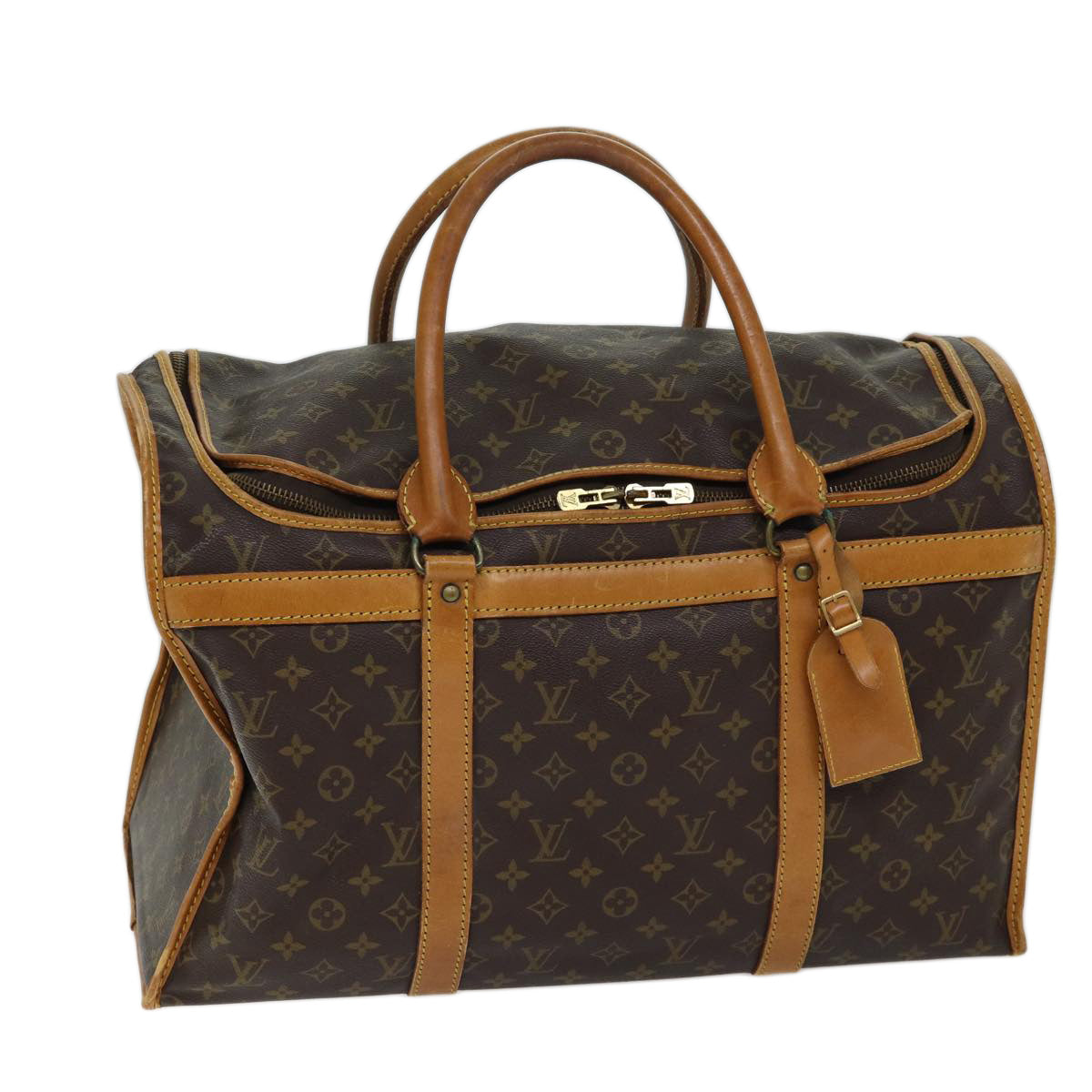 LOUIS VUITTON Monogram Sac Shan 50 Pet Carry M42021 LV Auth yk11551