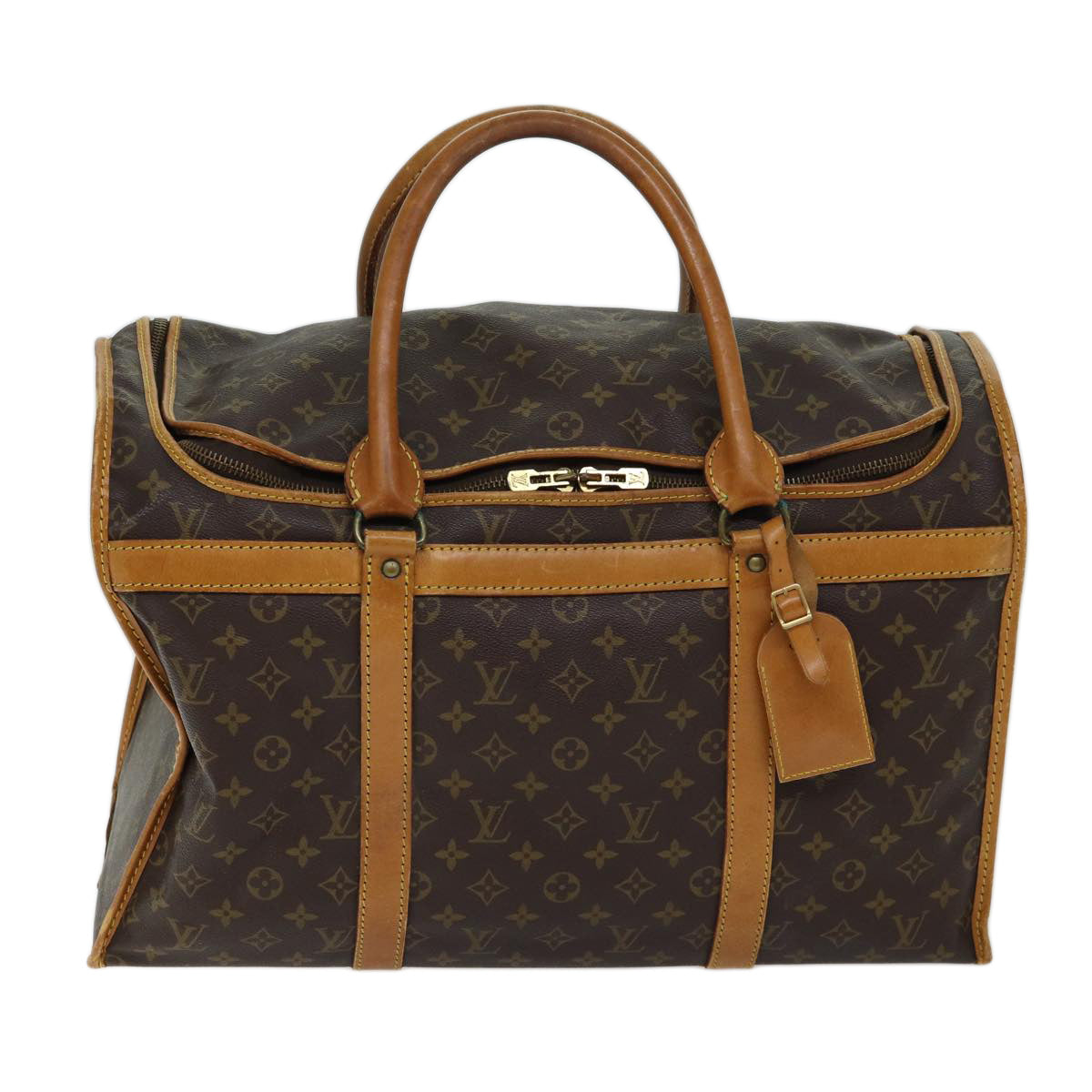 LOUIS VUITTON Monogram Sac Shan 50 Pet Carry M42021 LV Auth yk11551