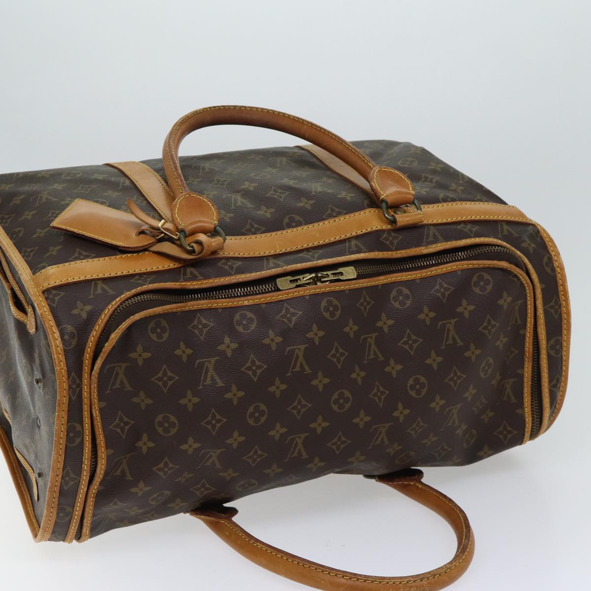 LOUIS VUITTON Monogram Sac Shan 50 Pet Carry M42021 LV Auth yk11551