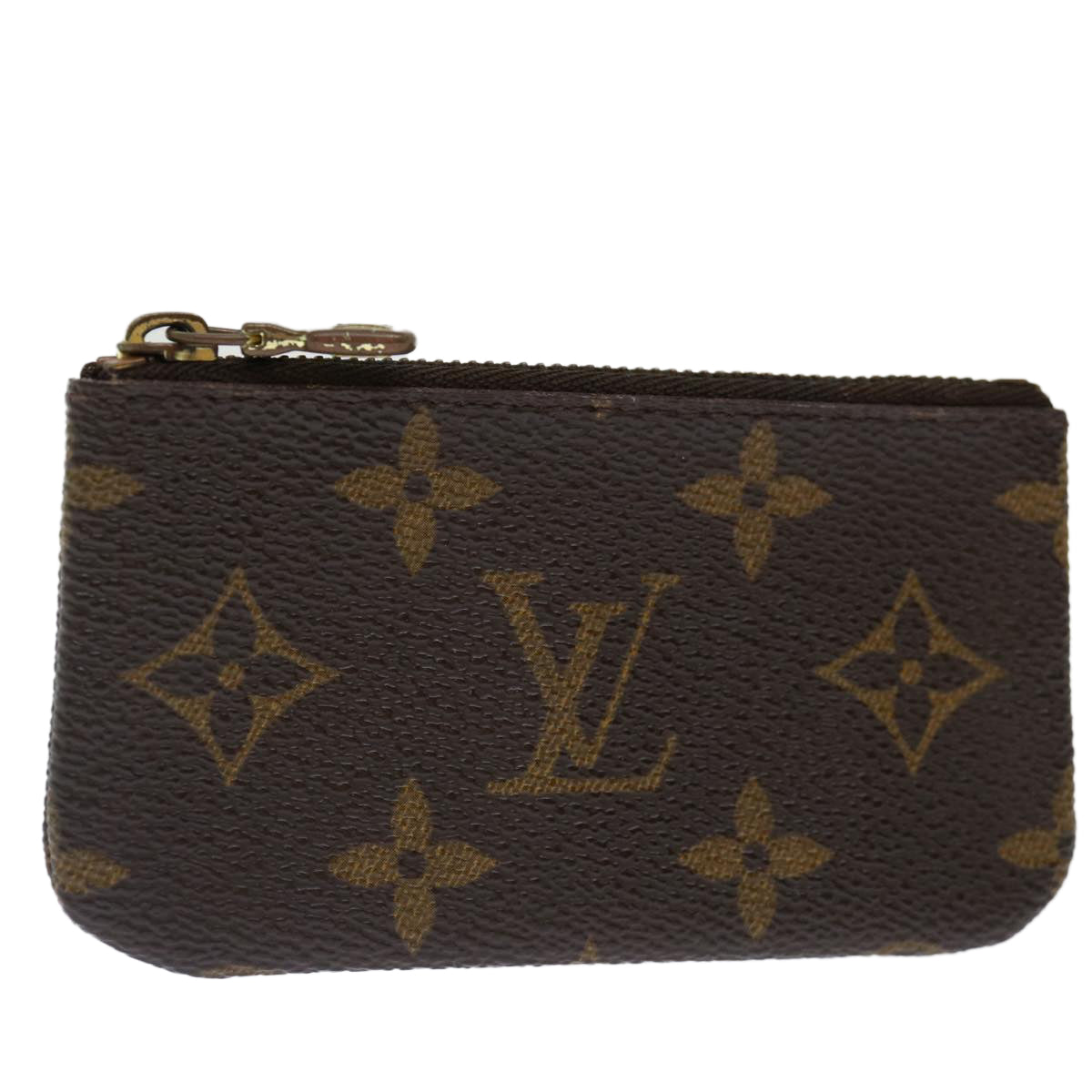 LOUIS VUITTON Monogram Pochette Cles Coin Purse M62650 LV Auth yk11557