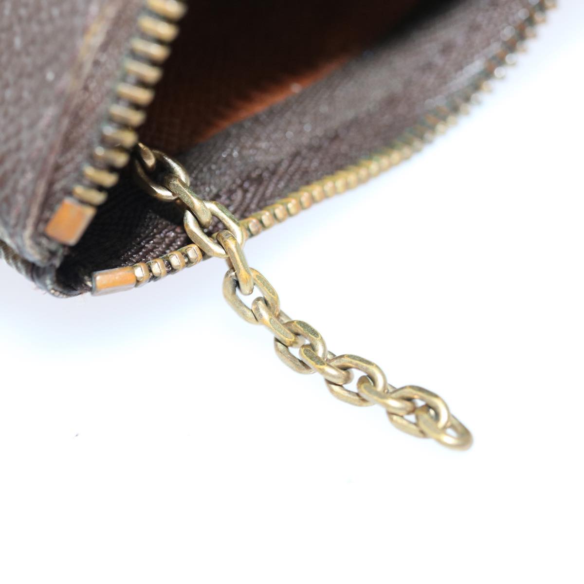 LOUIS VUITTON Monogram Pochette Cles Coin Purse M62650 LV Auth yk11557