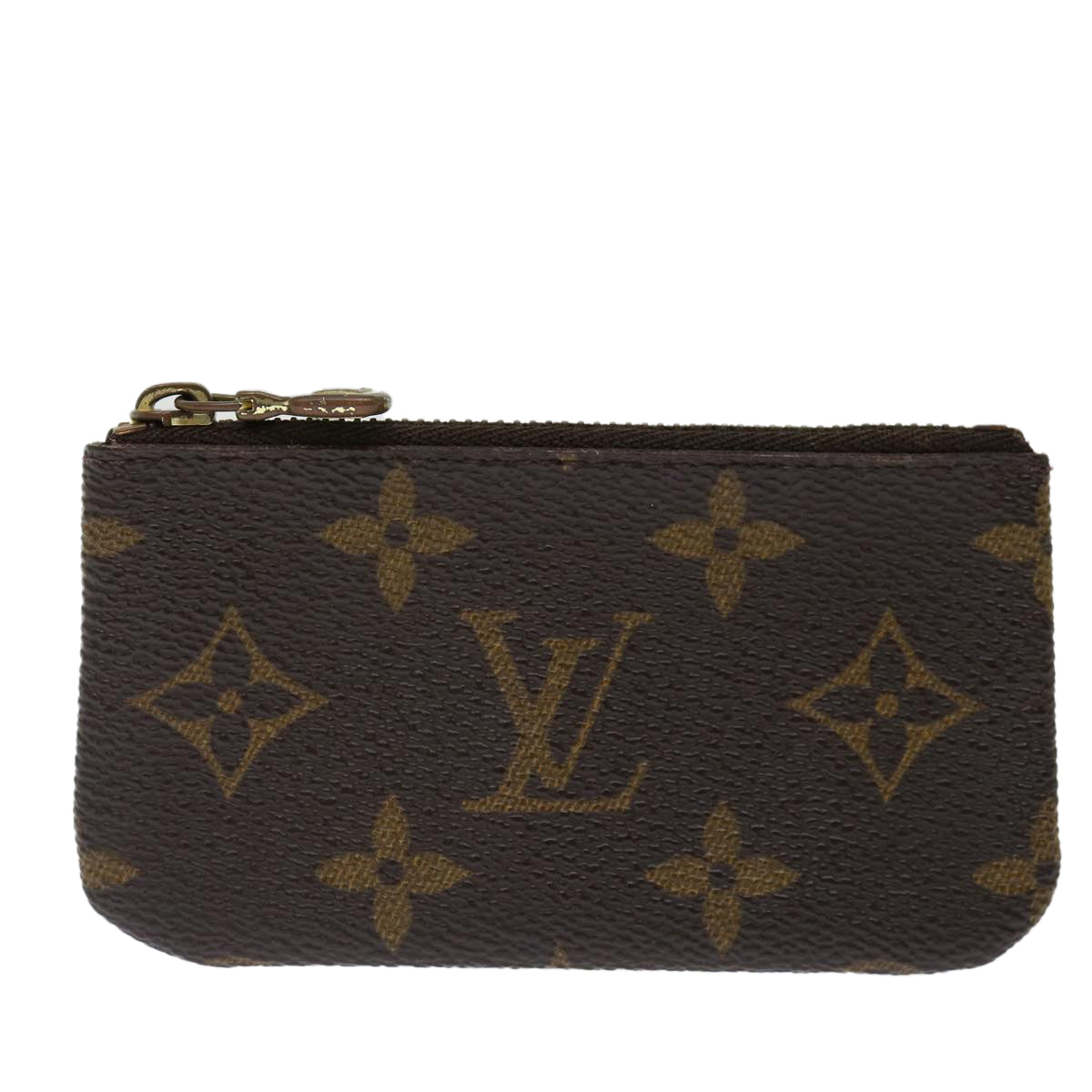 LOUIS VUITTON Monogram Pochette Cles Coin Purse M62650 LV Auth yk11557