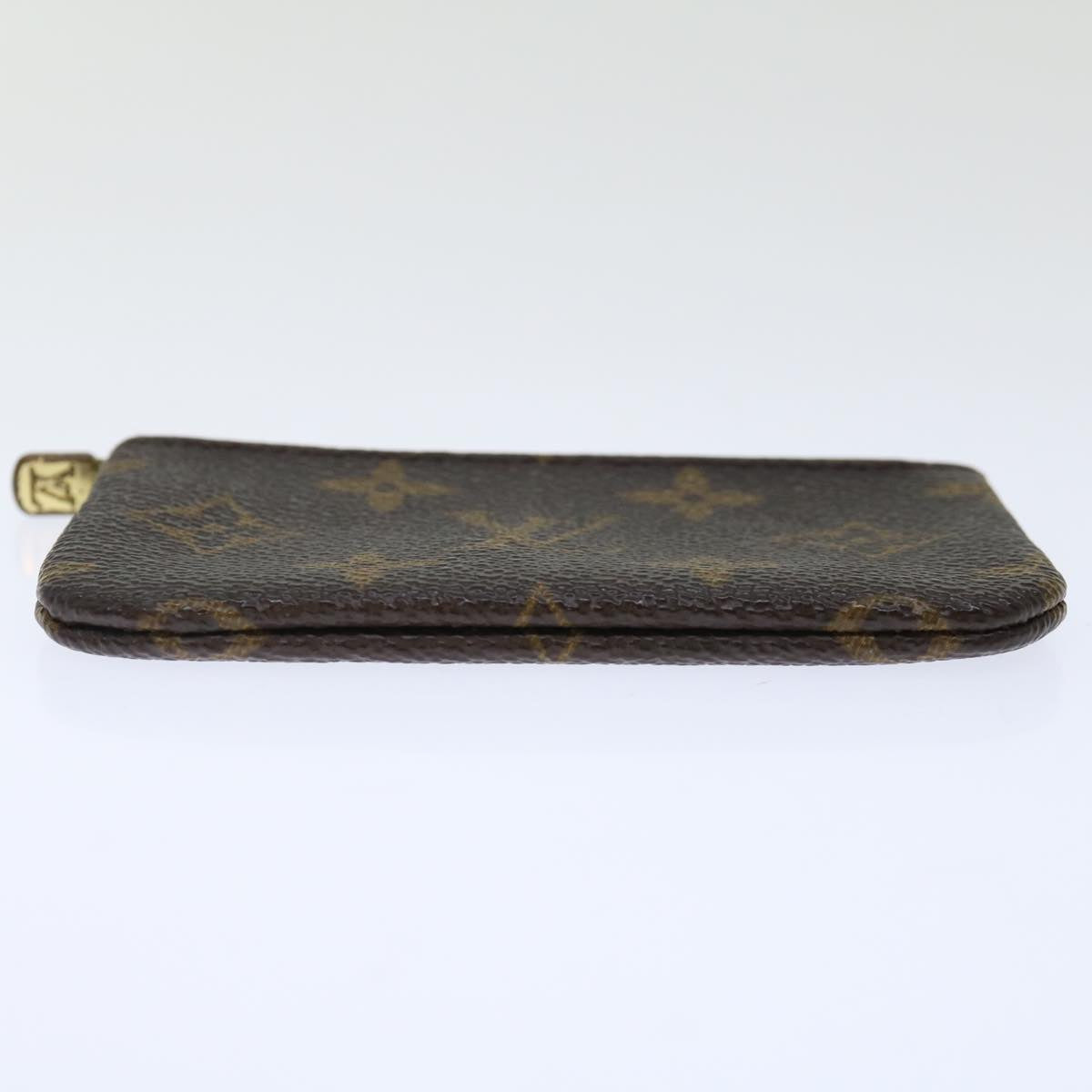 LOUIS VUITTON Monogram Pochette Cles Coin Purse M62650 LV Auth yk11557