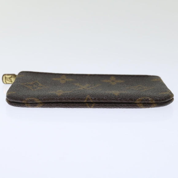 LOUIS VUITTON Monogram Pochette Cles Coin Purse M62650 LV Auth yk11557