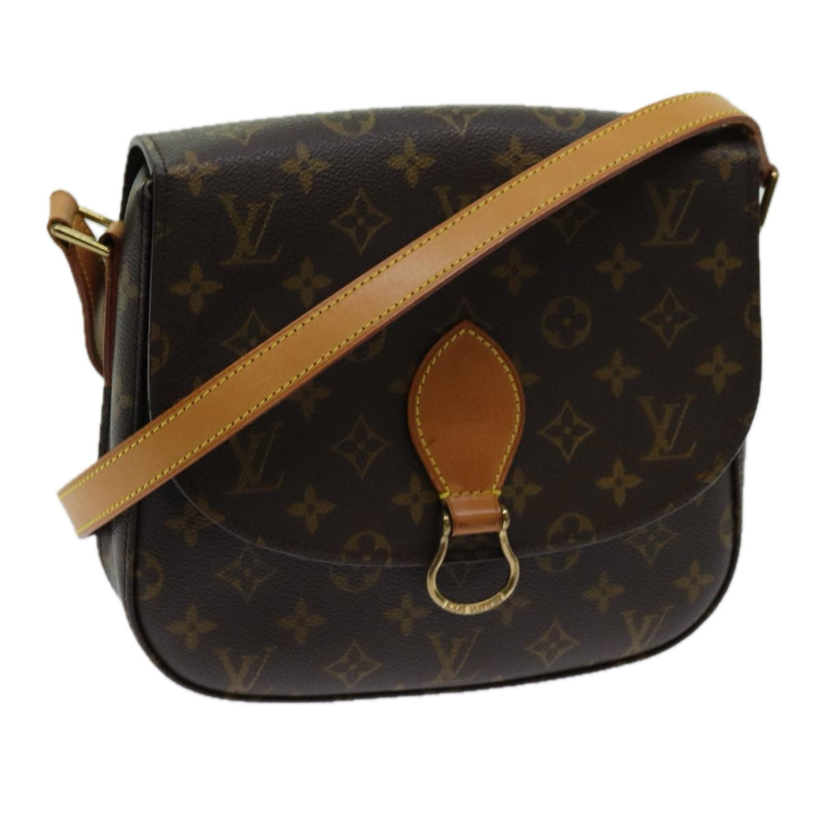 LOUIS VUITTON Monogram Saint Cloud GM Shoulder Bag M51242 LV Auth yk11558