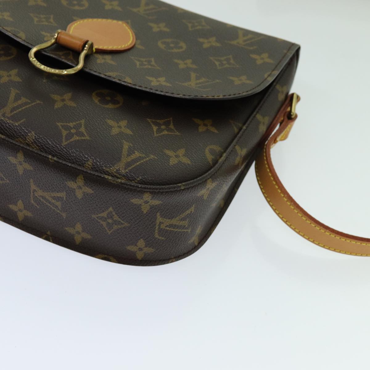 LOUIS VUITTON Monogram Saint Cloud GM Shoulder Bag M51242 LV Auth yk11558