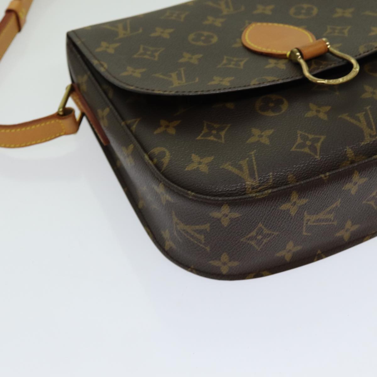 LOUIS VUITTON Monogram Saint Cloud GM Shoulder Bag M51242 LV Auth yk11558