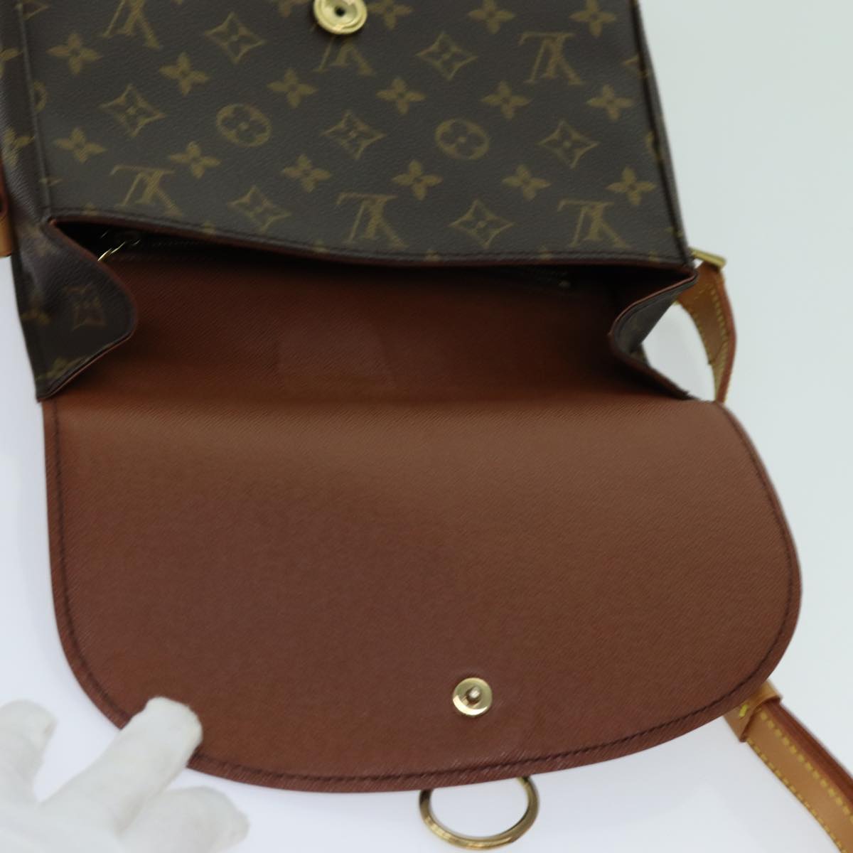 LOUIS VUITTON Monogram Saint Cloud GM Shoulder Bag M51242 LV Auth yk11558