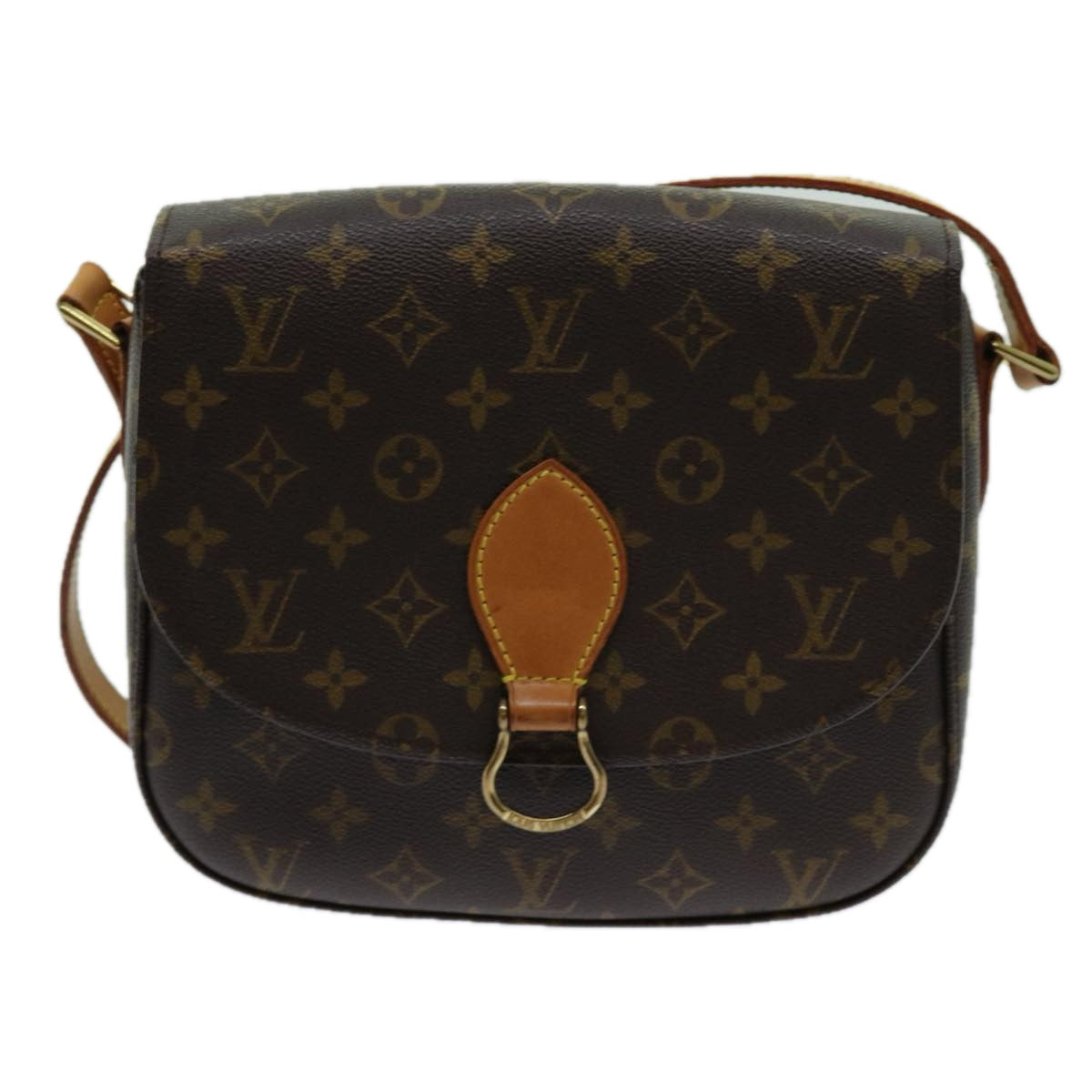 LOUIS VUITTON Monogram Saint Cloud GM Shoulder Bag M51242 LV Auth yk11558