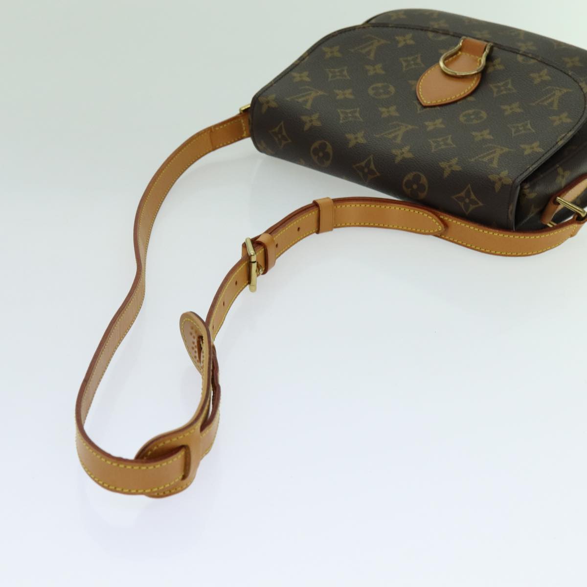 LOUIS VUITTON Monogram Saint Cloud GM Shoulder Bag M51242 LV Auth yk11558